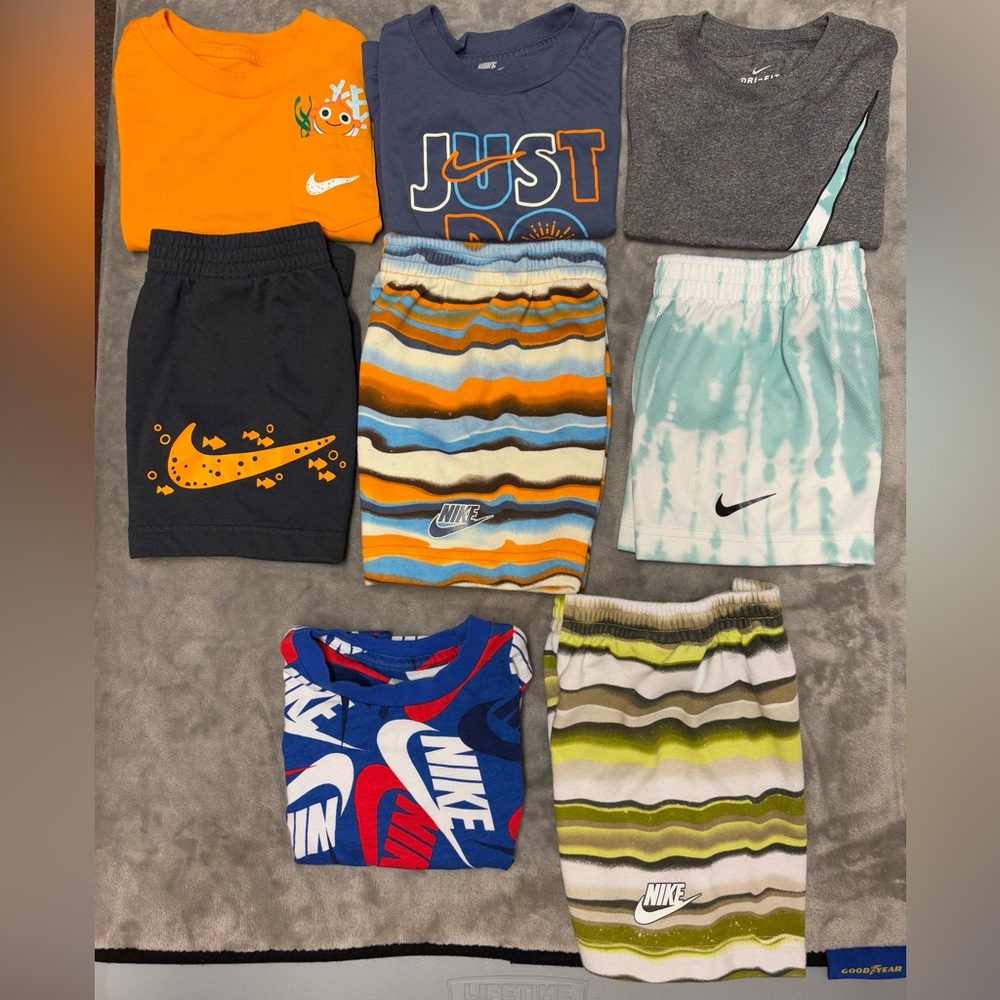 2T boys Nike shorts/tees